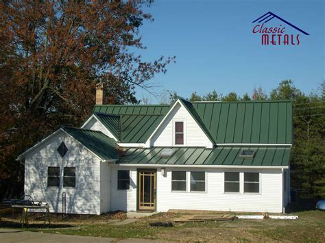 pictures of metal roofs on green houses|14 foot green metal roofing.